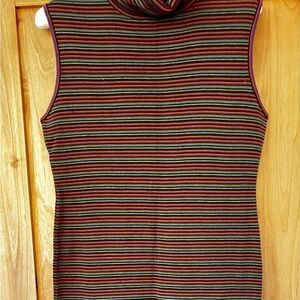 Peruvian Connection Knit Striped Dress SzM